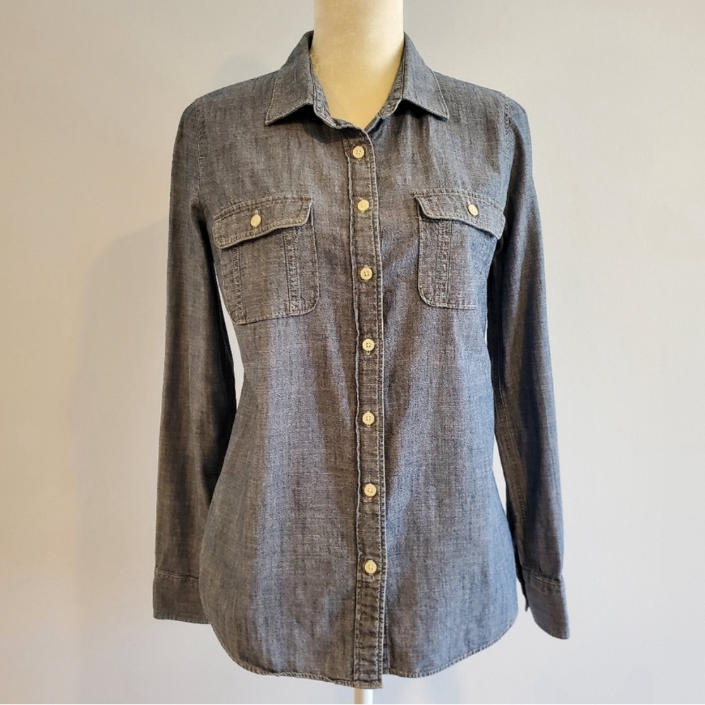 J. Crew Denim Shirt Women's Size S